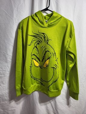 The Grinch Lime Green Hoodie Top